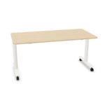 Bralco Fixed-Height Rounded Corners Desk