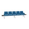 Kusch + Co V-Travel Bench-5 Soft Arm 5-Seat With Armrests Upholstered Beam