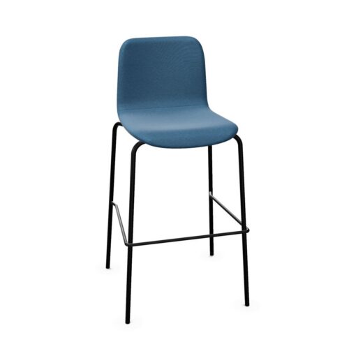 Nowy Styl Vapaa Bar Stool 4L Uph 4-Leg Upholstered Low Bar Stool