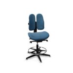 Nowy Styl Duo Back Counter Swivel Chair Duo-Back Upholstered Plastic Back