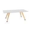Kusch + Co Comta Table A-Leg Lwm Frame Base Freestanding Rectangular Top