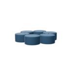 Nowy Styl Tri Ply Pouffe Set 2 Modular Freestanding Pouffe Arrangement