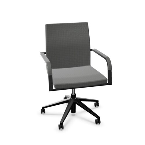 Nowy Styl Sitagline E2 C Swivel Chair With Armrests 5-Star Base Upholstered