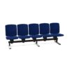 Kusch + Co V-Care Beam Seating 5U FS Uph Freestanding Upholstered Beam Seating