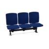 Kusch + Co V-Care Beam Seating 3U MF Uph Floor-Fixed Upholstered 3-Seat Beam