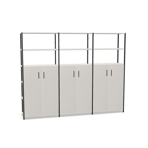 Nowy Styl Aplo Cabinet 5OH 3C Open 3-Column Storage Cabinet