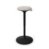 Bralco Set Height-Adjustable Pedestal Stool Upholstered Bar Stool