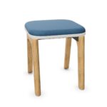 Nowy Styl Levitate Stool 4-Leg Frame NO Back Upholstered Bar Stool