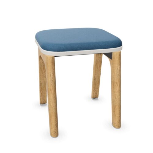 Nowy Styl Levitate Stool 4-Leg Frame NO Back Upholstered Bar Stool