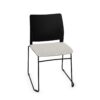 Bralco Area S4I Sled With Armrests Upholstered Visitor Chair