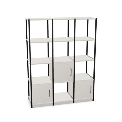 Nowy Styl Aplo Cabinet 4OH 3C Open 3-Column Storage Cabinet