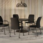 Nowy Styl Flesco Frame Chair 4L Uph 4-Leg Upholstered Frame Chair