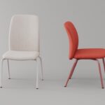 Nowy Styl Flesco Frame Chair CF Uph With Armrests Cantilever Upholstered Frame