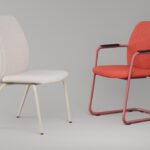 Nowy Styl Flesco Frame Chair CF Uph Cantilever Upholstered Frame Chair