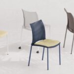 Kusch + Co Hola Frame Chair Hkr 4L P 4-Leg Plastic Backrest Bar Stool