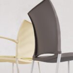 Kusch + Co Hola Frame Chair Hkr 4L P 4-Leg Plastic Backrest Bar Stool