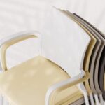 Kusch + Co Hola Frame Chair Hkr 4L P 4-Leg Plastic Backrest Bar Stool