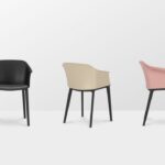 Nowy Styl Inta Stationary Chair 4-Leg Frame Plastic Back With Armrests Frame