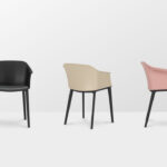 Nowy Styl Inta Stationary Chair 4-Leg Frame Plastic Back With Armrests