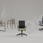 Nowy Styl Intrata V-31 Cfbl-NA Cantilever Upholstered Frame Chair