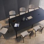 Nowy Styl Iso W 4-Leg With Armrests Wooden Frame Chair