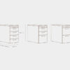 Nowy Styl K40 Container For Big Orga Tower Metal A4 Suspended Document Shelf