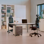 Nowy Styl K40 Mobile Pedestal 2D PB Slim Pedestal Cabinet