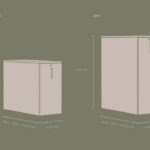 Nowy Styl K42 Orga Tower A Desk-Height Pedestal Cabinet