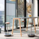 Nowy Styl Levitate Modular High Table Additional Module A-Leg Base Modular
