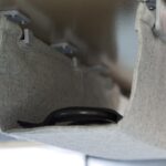 Nowy Styl Levitate Wire Trunking Vertical Upholstered Cable Management detail view