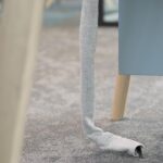Nowy Styl Levitate Wire Trunking Vertical Upholstered Cable Management detail view