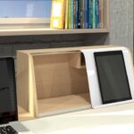 Nowy Styl Levitate Wire Trunking Vertical Upholstered Cable Management detail view