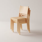 Kusch + Co Luca Frame Chair 4LA HB Uph 2 4-Leg With Armrests Upholstered Frame
