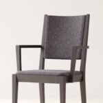 Kusch + Co Luca Frame Chair 4LA HB Uph 4-Leg With Armrests Upholstered Frame Luca upholstered frame chair with armrests
