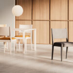 Kusch + Co Luca Frame Chair 4LA HB Uph 2 4-Leg With Armrests Upholstered Frame