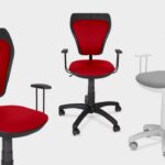 Nowy Styl Ministyle Gts BL 5-Star Upholstered Backrest Children S Swivel Chair