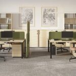 Nowy Styl Sqart Workbench 6U I-Leg RC 6-Person Frame Rectangular Bench Desk