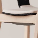 Kusch + Co Njord Armchair 4L Lgw FL 4-Leg Upholstered Integrated Armchair front view