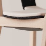 Kusch + Co Njord Armchair 4L Lgw FL 4-Leg Upholstered Integrated Armchair front view