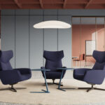 Nowy Styl Otuli Leg Rest Swivel 4-Star Base Upholstered Leg Rest