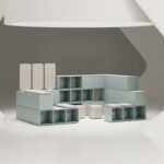 Nowy Styl Oxo Cabinet Set A2 Tiered Seating Unit Modular Seating
