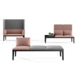 Frezza Alplus Seating 2 Way Linear Top W 60 X D 60 Straight Melamine Modular