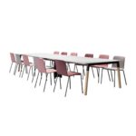 Frezza Pop Wood High Meeting Table