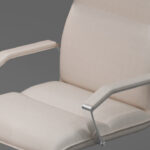 Nowy Styl Prado ST02-CR Task Chair With Armrests Upholstered Office Chair