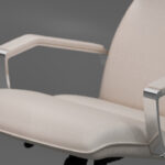 Nowy Styl Prado ST02-CR Task Chair With Armrests Upholstered Office Chair