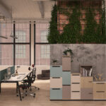 Nowy Styl Puzlo Lockers ES 1 Column X 1 Level Freestanding Chipboard Plinth