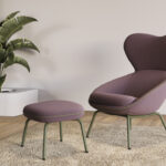 Nowy Styl Scadio Leg Rest 4S Swivel Footrest 4-Star Base Upholstered Leg Rest