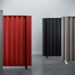 Abstracta Scala Floor Freestanding Fabric-Covered Acoustic Room Divider
