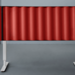 Abstracta Scala Table Acoustic Desk Screen