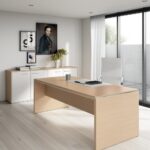 Frezza Executive With Cabinets Office Desk